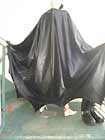 Soft Black Vinyl 4 Panel Adult Large Bat Cape