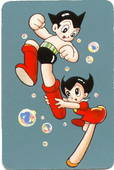 Astro Boy with Astro Girl. Us, Baby!