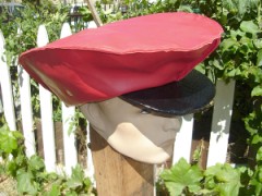 Red Python Apple Hat by Designer TJP