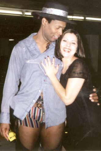 Me and Barbara with my shorts.