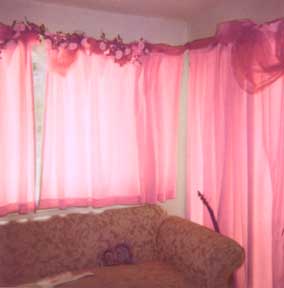 Pink Curtains